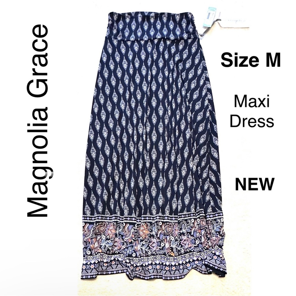 Boho Bohemian Maxi Skirt Patterned Stretchy Elastic